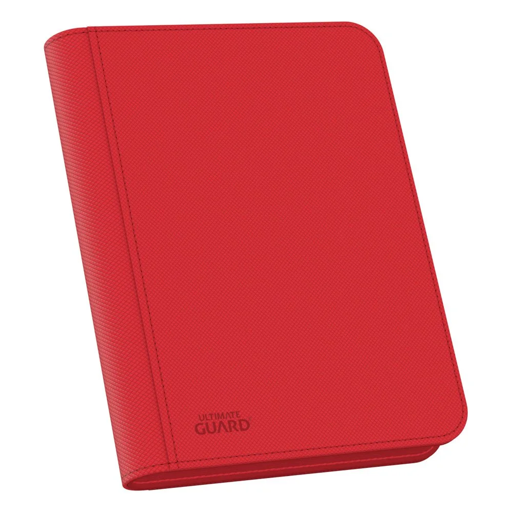 Ultimate Guard Zipfolio (160 double-sleeved cards) 8-Pocket 70 x 97 mm Xenoskin - Red